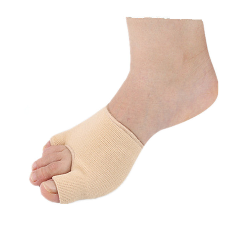 Forefoot Pad Silicone Belt Cloth U-shaped Pain Relief Three-hole Hallux Valgus Correction Big Toe Care Set