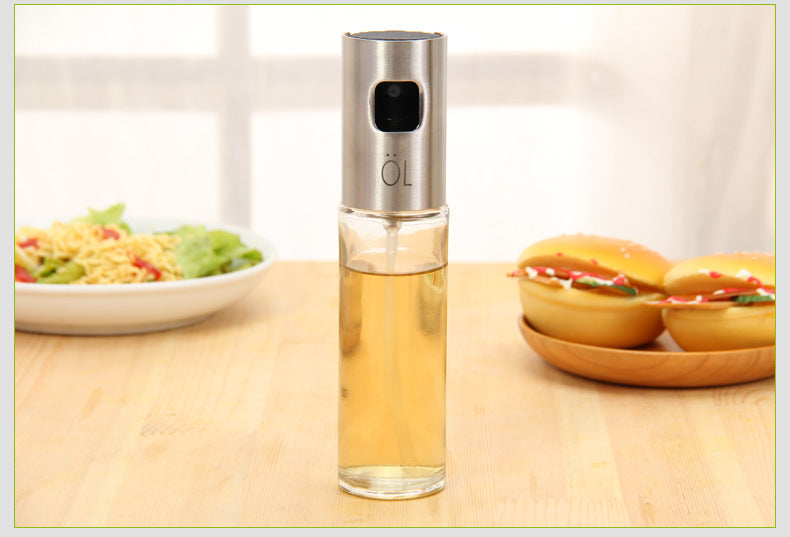 Single Stainless Steel Oil Spray Vinegar Bottle