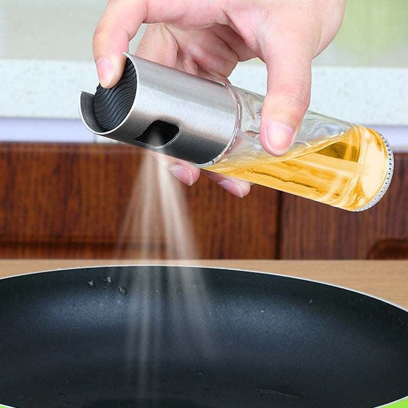 Single Stainless Steel Oil Spray Vinegar Bottle